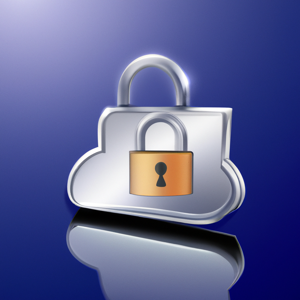 写真データを守る鍵アイコンとクラウドストレージのイメージ